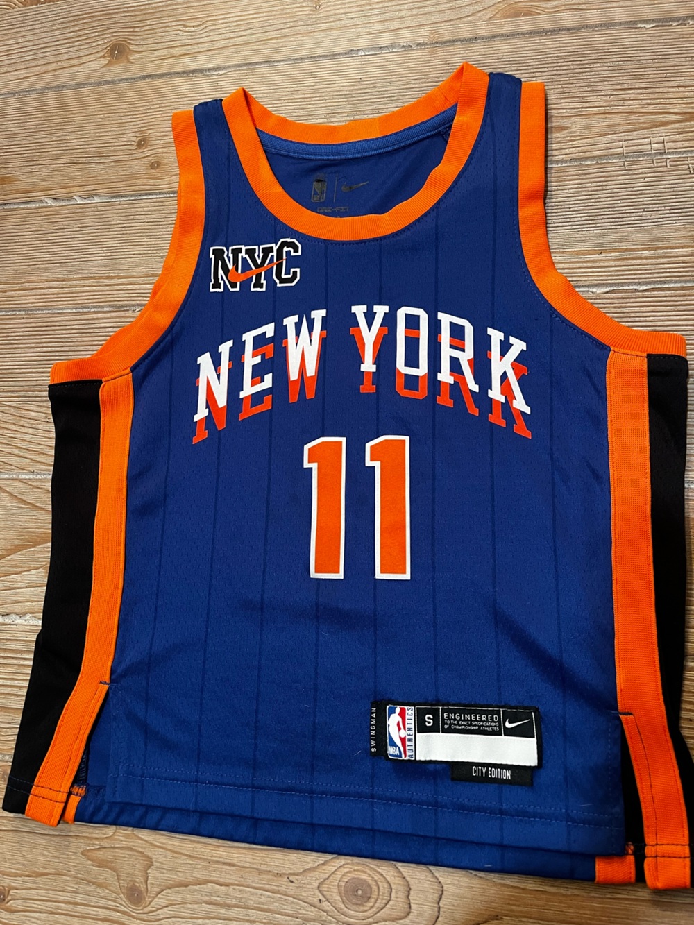 Nike Kids New York Knicks City Edition Jersey #11 Brunson
